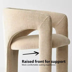Ensemble table à manger ronde avec 2 fauteuils en chenille, table piédestal moderne et chaises rembourrées avec dossier et accoudoirs complets - Panipeachy
