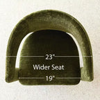 Ensemble table à manger ronde avec 2 fauteuils en chenille, table piédestal moderne et chaises rembourrées avec dossier et accoudoirs complets - Panipeachy