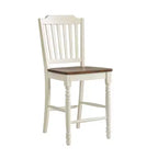 Tabourets de comptoir bicolores Countryside - Lot de 2 - iNSPIRE Q