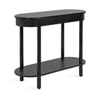 Kate and Laurel Koji Capsule Console Table, 36x14x30, Black