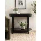 Console Koji Capsule Kate and Laurel, 36x14x30, Noir