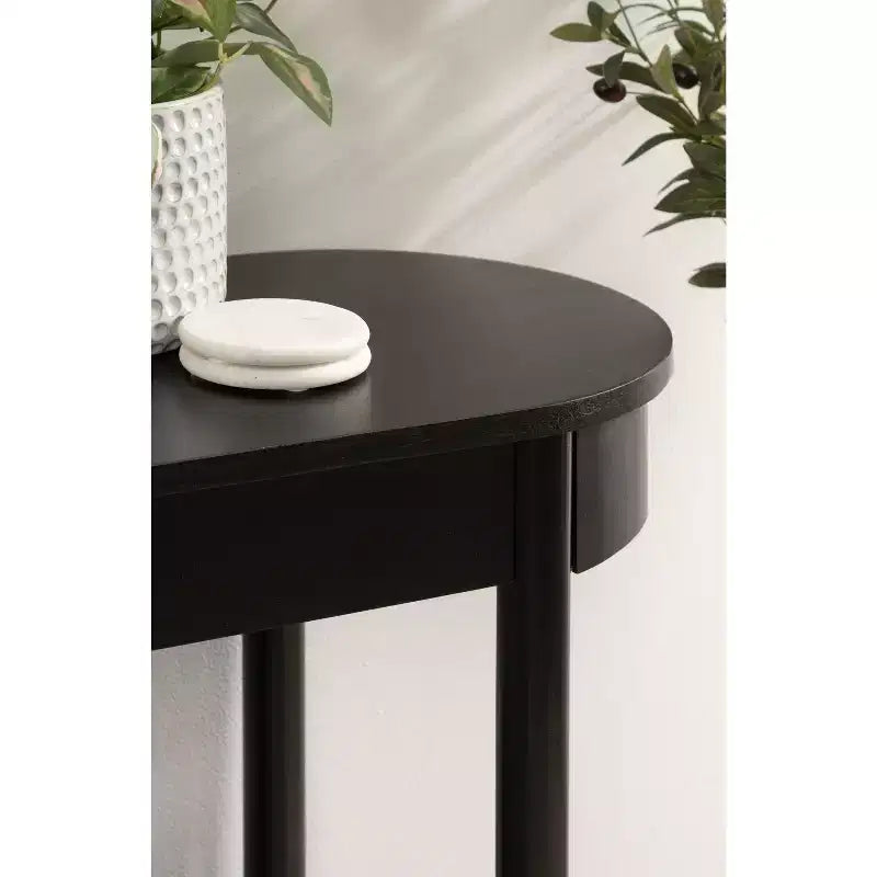 Console Koji Capsule Kate and Laurel, 36x14x30, Noir