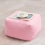 Hommpa Fauteuil poire ergonomique en velours côtelé en forme de chat avec ottoman pour adultes - Canapé ergonomique en peluche, siège de jeu et de détente