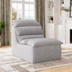 Canapé pouf - Design ergonomique, mousse à mémoire de forme, avec support dorsal, base antidérapante, confortable et relaxant, adapté au salon, à la chambre ou au bureau.