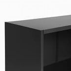 Étagère de rangement à 5 niveaux - Bibliothèque ouverte à 5 étagères avec kit de sécurité anti-basculement pour salon, bureau à domicile et chambre à coucher