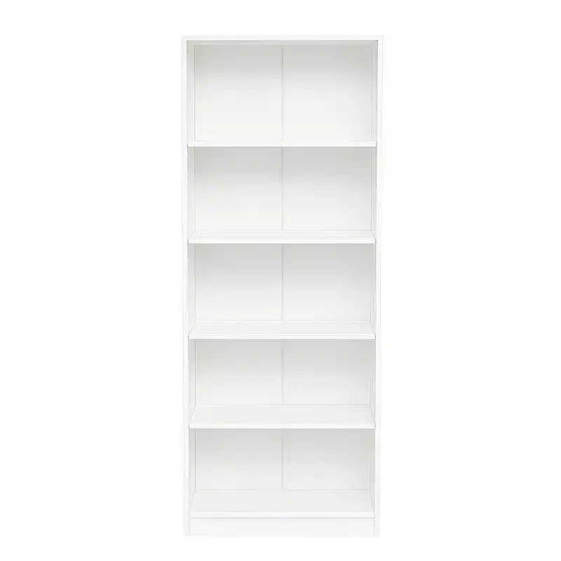 Étagère de rangement à 5 niveaux - Bibliothèque ouverte à 5 étagères avec kit de sécurité anti-basculement pour salon, bureau à domicile et chambre à coucher