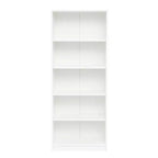 Étagère de rangement à 5 niveaux - Bibliothèque ouverte à 5 étagères avec kit de sécurité anti-basculement pour salon, bureau à domicile et chambre à coucher