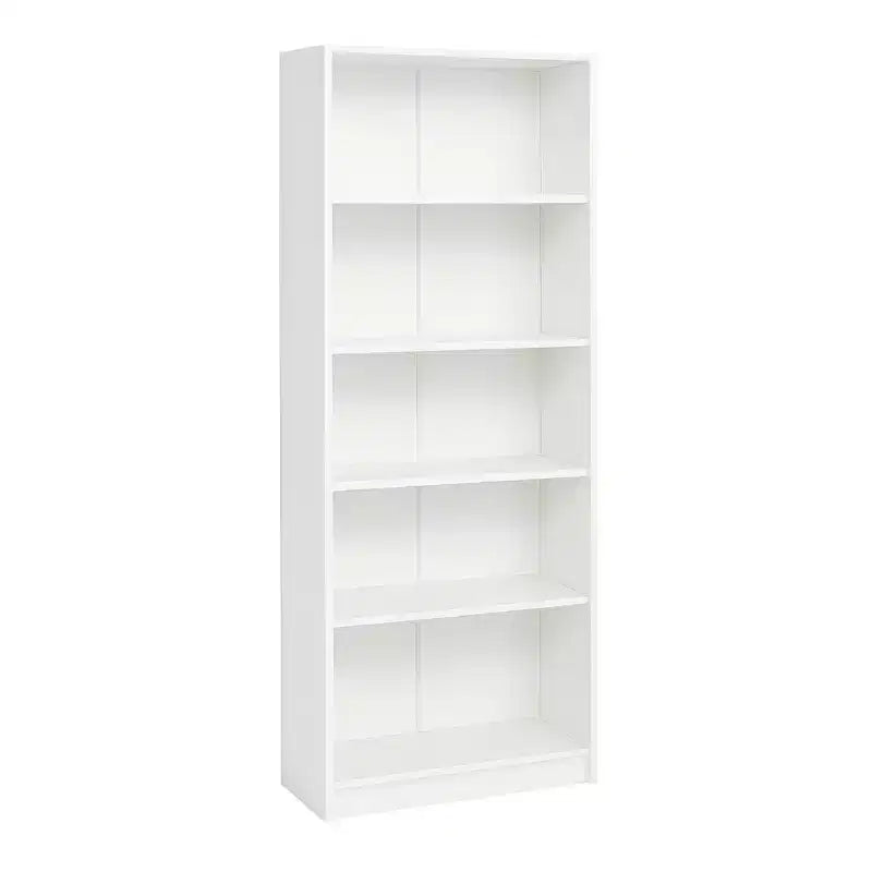 Étagère de rangement à 5 niveaux - Bibliothèque ouverte à 5 étagères avec kit de sécurité anti-basculement pour salon, bureau à domicile et chambre à coucher