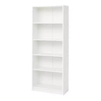 Étagère de rangement à 5 niveaux - Bibliothèque ouverte à 5 étagères avec kit de sécurité anti-basculement pour salon, bureau à domicile et chambre à coucher