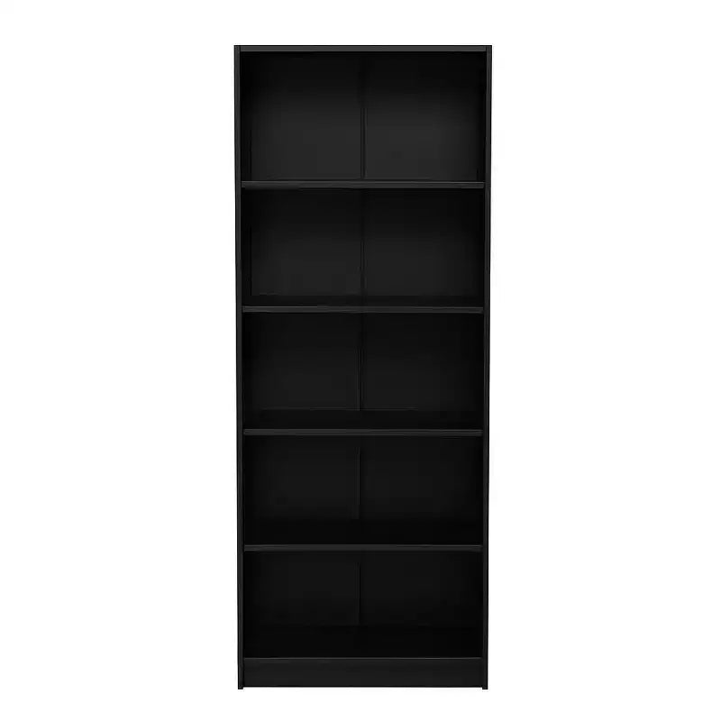 Étagère de rangement à 5 niveaux - Bibliothèque ouverte à 5 étagères avec kit de sécurité anti-basculement pour salon, bureau à domicile et chambre à coucher