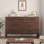 Commode de rangement en bois à 7 tiroirs, meuble de rangement pour chambre, salon et entrée