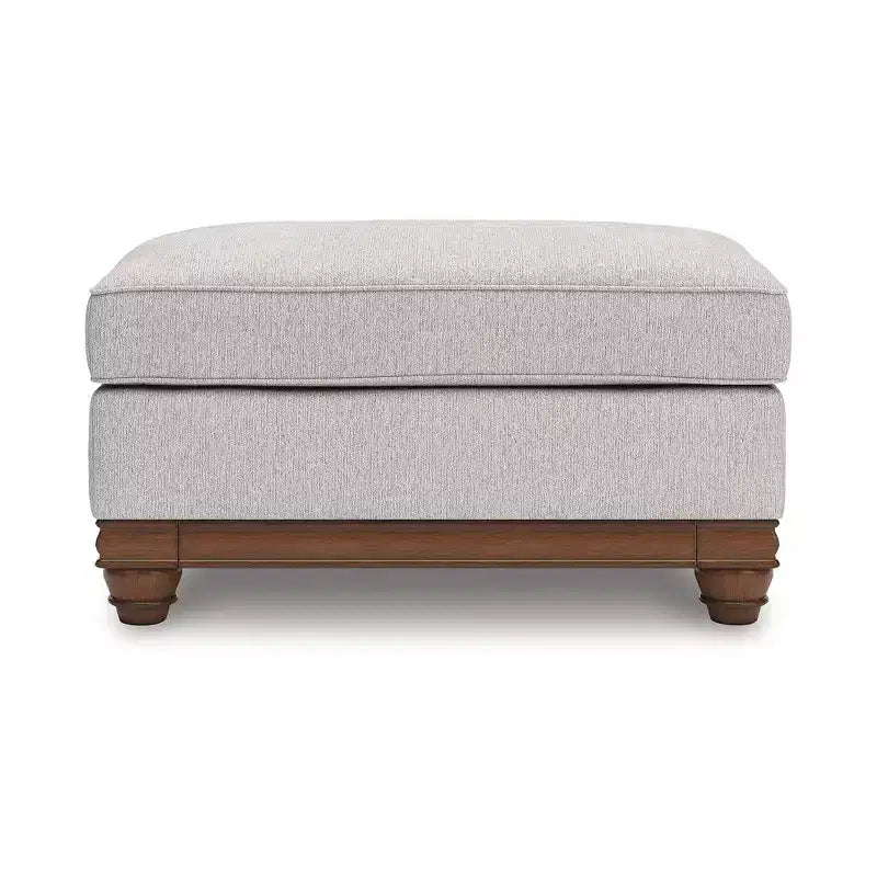 Ottoman Signature Design by Ashley Meadowview, revêtement en polyester texturé, couleur sable