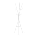 Clihome 72 Metal Coat Rack 6 Hooks Hall Tree with MDF Shelf Entryway Bedroom