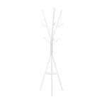 Clihome 72 Metal Coat Rack 6 Hooks Hall Tree with MDF Shelf Entryway Bedroom