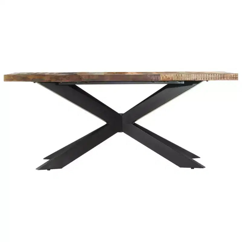 vidaXL Table de salle à manger - Bois de récupération massif