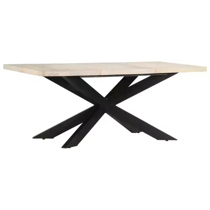 vidaXL Table de salle à manger - Bois de récupération massif