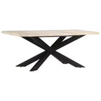 vidaXL Table de salle à manger - Bois de récupération massif