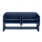Meuble console moderne 60" avec rangement, table d'entrée avec coins arrondis pour couloir ou salon - Panipeachy