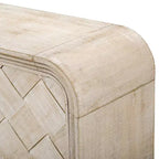 Meuble console moderne 60" avec rangement, table d'entrée avec coins arrondis pour couloir ou salon - Panipeachy