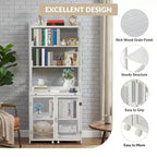 Étagère à Livres, Bibliothèque Industrielle, Étagère de Présentation en Bois avec Cadre Métallique, Unité d'Étagères de Rangement au Sol pour Chambre à Coucher, Salon, Bureau à Domicile
