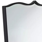 Miroirs incurvés Uttermost Gaylia Noir satiné 27 x 36 3/4 - Lot de 2