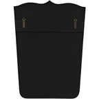 Miroirs incurvés Uttermost Gaylia Noir satiné 27 x 36 3/4 - Lot de 2