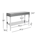 Meuble TV 1 tiroir avec miroir Hutton - iNSPIRE Q