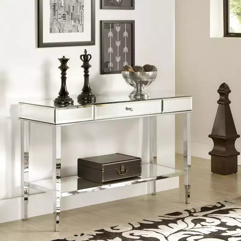 Meuble TV 1 tiroir avec miroir Hutton - iNSPIRE Q