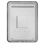 Miroir mural rectangulaire à DEL Uttermost Crofton noir satiné 30 x 40