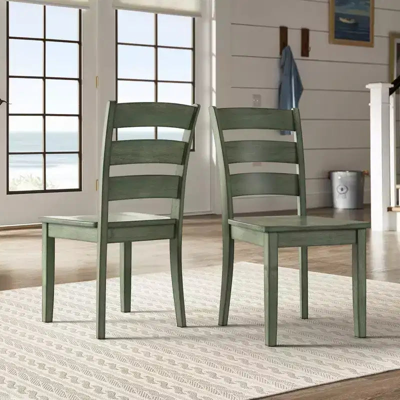 Chaises de salle à manger en bois à barreaux Lexington (lot de 2) - iNSPIREQ