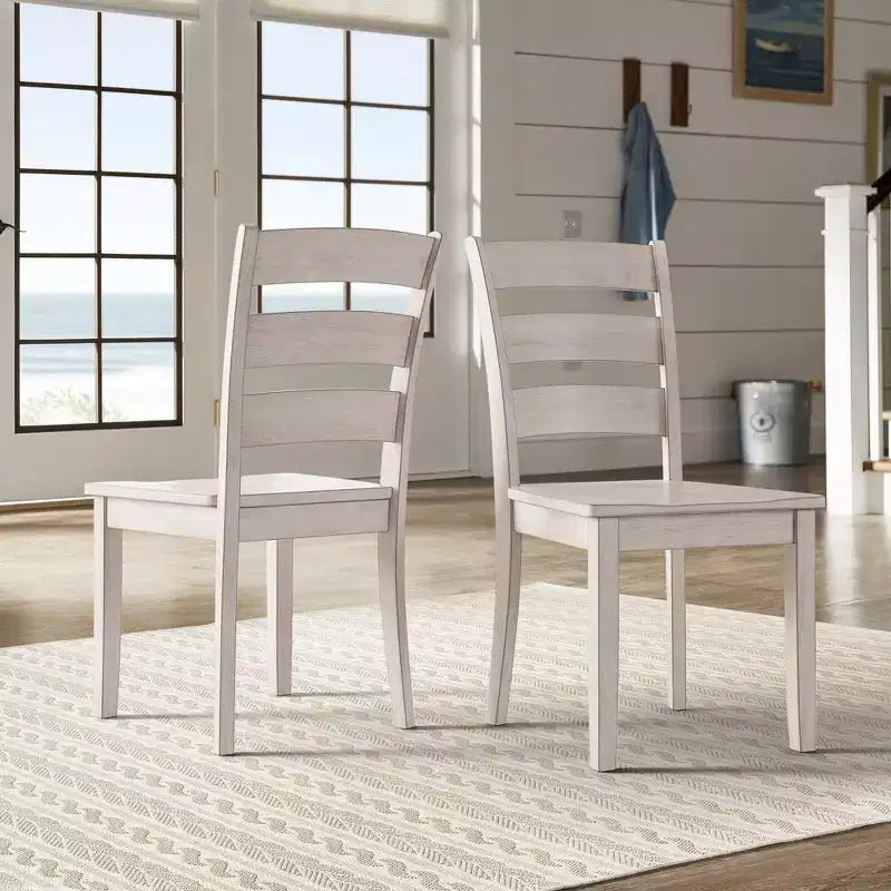 Chaises de salle à manger en bois à barreaux Lexington (lot de 2) - iNSPIREQ
