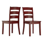 Chaises de salle à manger en bois à barreaux Lexington (lot de 2) - iNSPIREQ