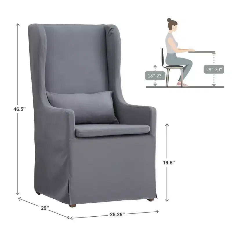 Chaise Parson à Oreilles Déhoussable Walton Park - iNSPIREQ