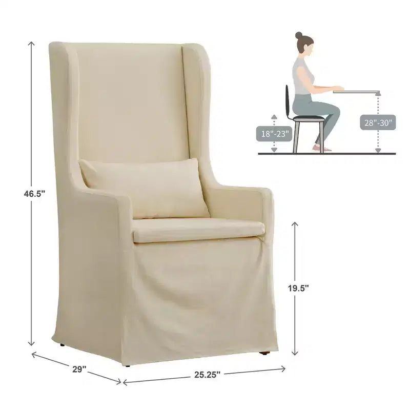 Chaise Parson à Oreilles Déhoussable Walton Park - iNSPIREQ