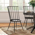 Chaises de salle à manger classiques Windsor Norfolk à dossier haut (lot de 2) - iNSPIREQ