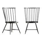 Chaises de salle à manger classiques Windsor Norfolk à dossier haut (lot de 2) - iNSPIREQ