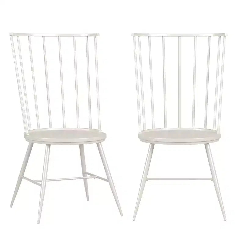 Chaises de salle à manger classiques Windsor Norfolk à dossier haut (lot de 2) - iNSPIREQ