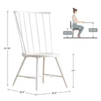 Chaises de salle à manger classiques Windsor Norfolk à dossier haut (lot de 2) - iNSPIREQ