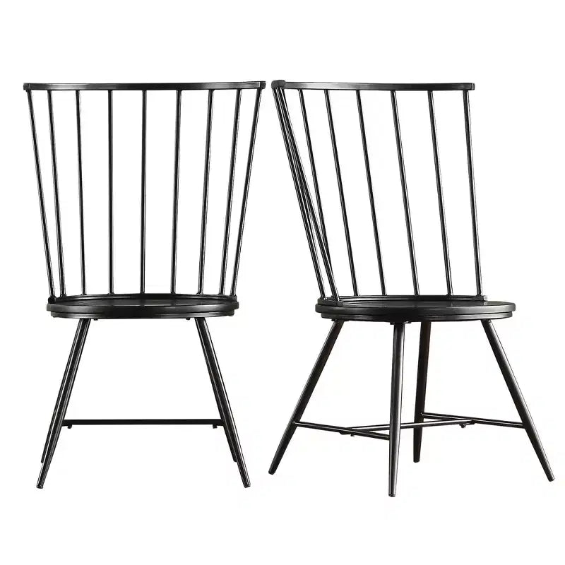 Norfolk High Back Windsor Classic Dining Chairs (Set of 2) - iNSPIREQ