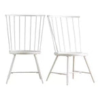 Chaises de salle à manger classiques Windsor Norfolk à dossier haut (lot de 2) - iNSPIREQ