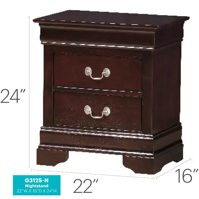 Table de Chevet Rectangle en Bois HomeStock pour Salon et Chambre