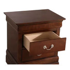 Table de Chevet Rectangle en Bois HomeStock pour Salon et Chambre