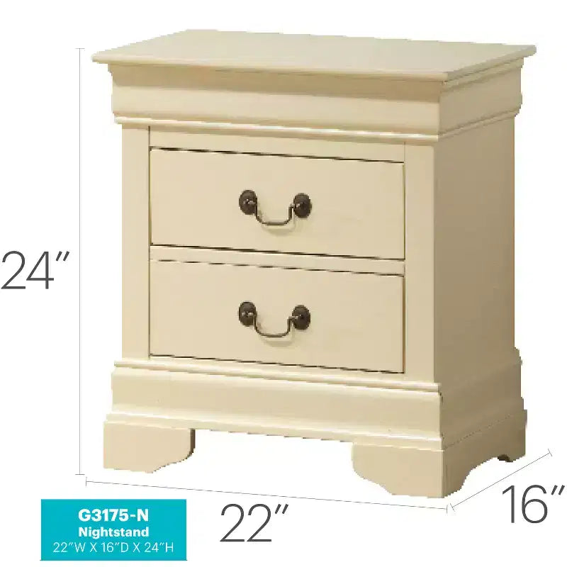 Table de Chevet Rectangle en Bois HomeStock pour Salon et Chambre
