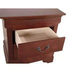 Table de Chevet Rectangle en Bois HomeStock pour Salon et Chambre