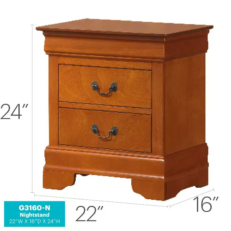 Table de Chevet Rectangle en Bois HomeStock pour Salon et Chambre