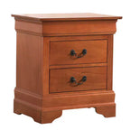 Table de Chevet Rectangle en Bois HomeStock pour Salon et Chambre