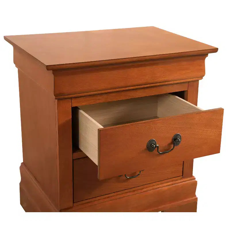 Table de Chevet Rectangle en Bois HomeStock pour Salon et Chambre