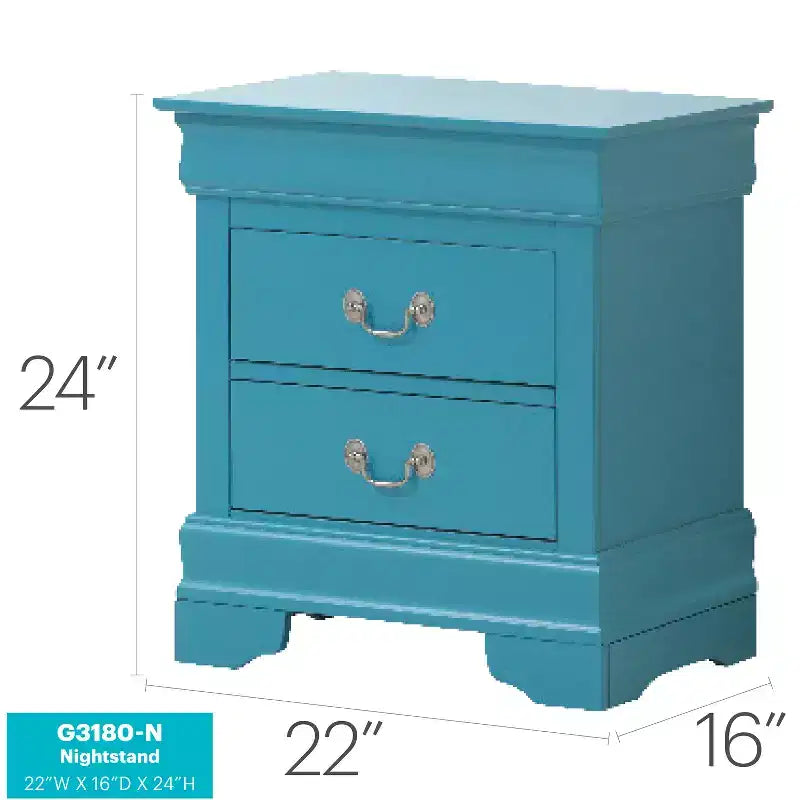 Table de Chevet Rectangle en Bois HomeStock pour Salon et Chambre