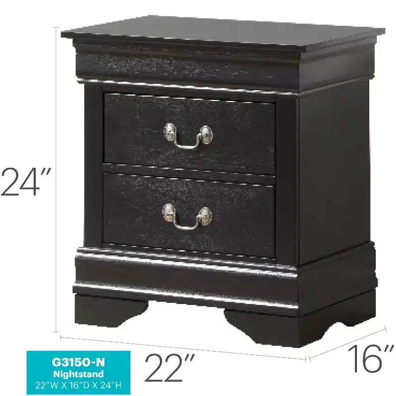 Table de Chevet Rectangle en Bois HomeStock pour Salon et Chambre