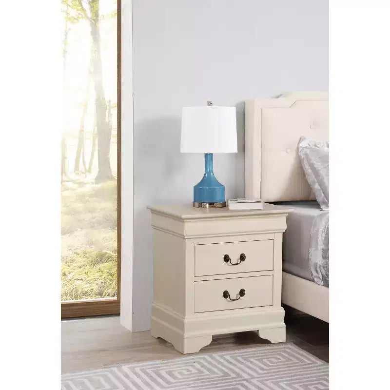 Table de Chevet Rectangle en Bois HomeStock pour Salon et Chambre